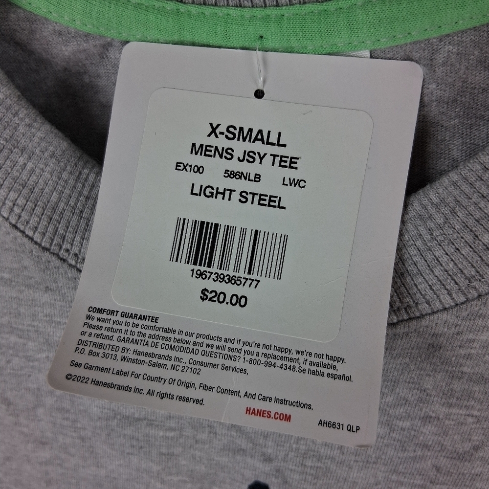 Hanes XS Boys Tee - Picture 3 of 5